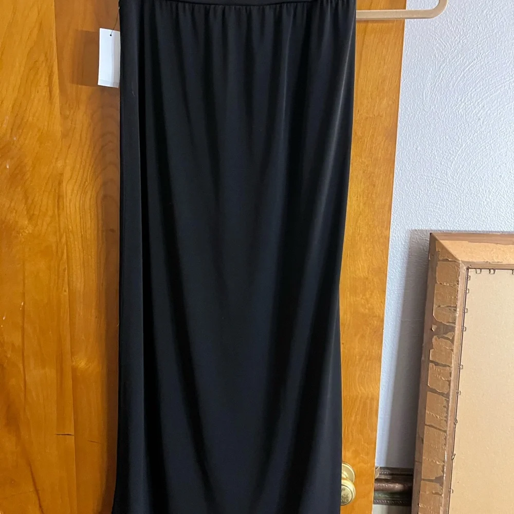 AB Studio Classic Black Maxi Skirt - Picture 3 of 4